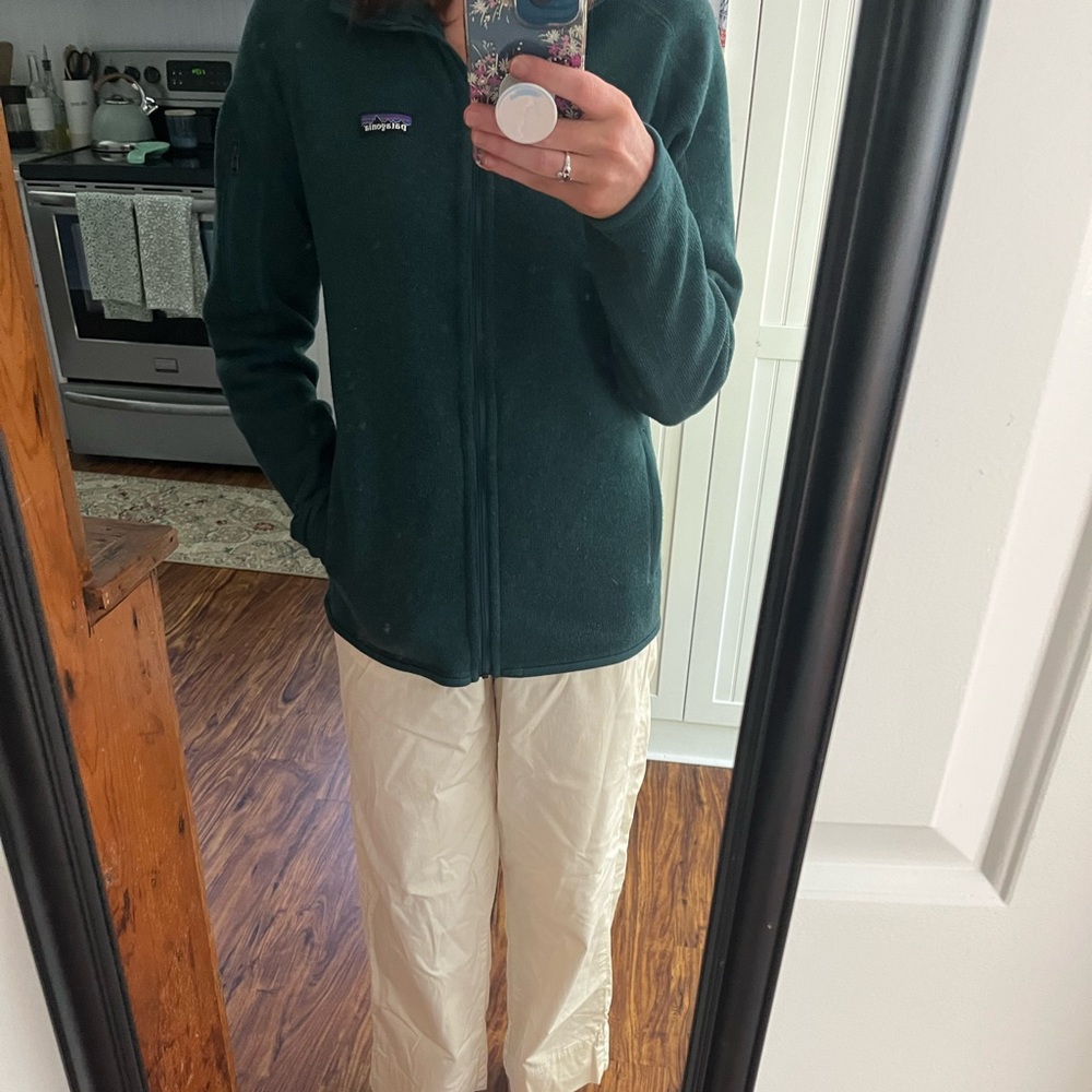 Green Patagonia fleece